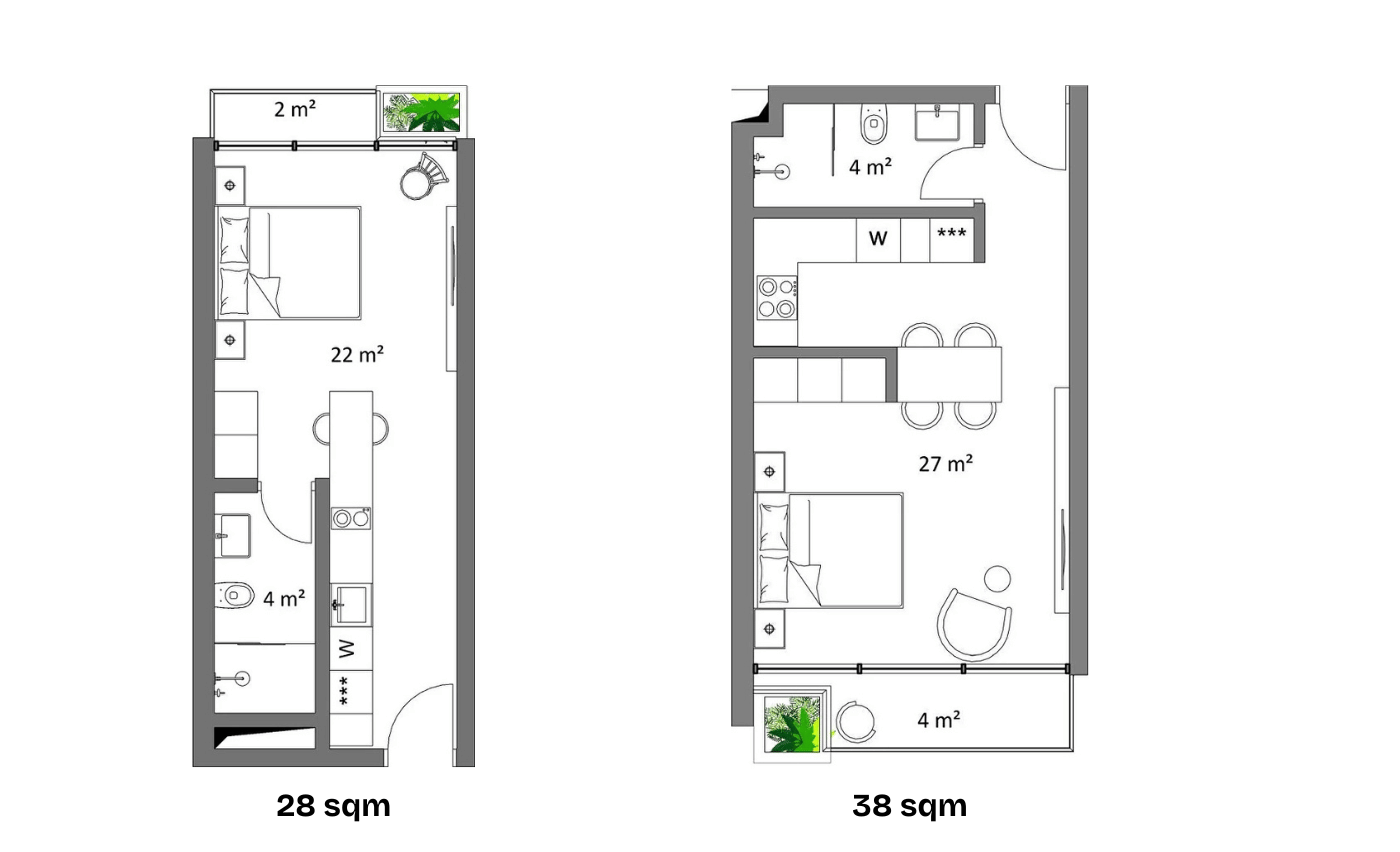 Heritage 100 Executive Studio floor plan