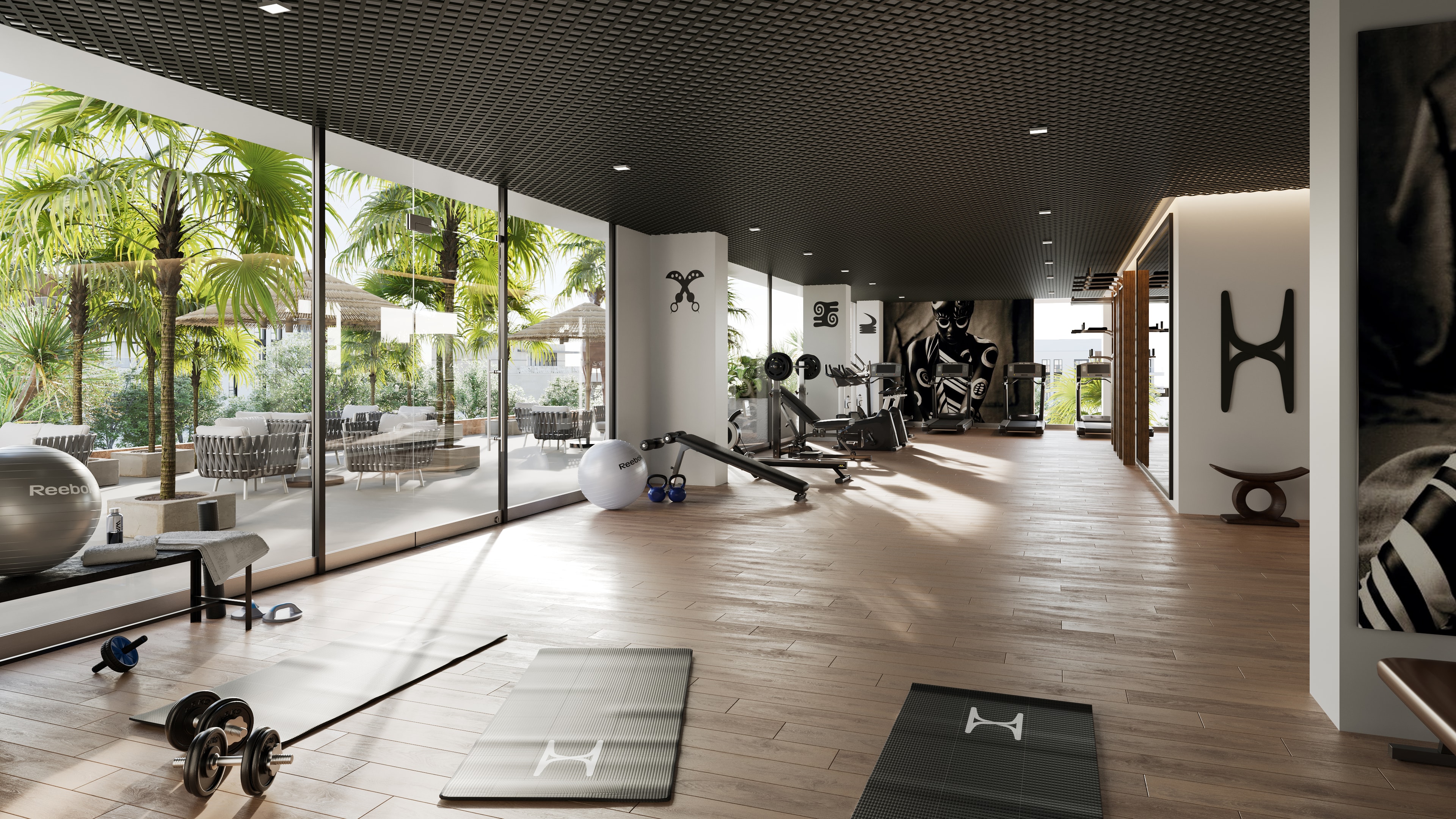 State-of-the-art fitness center